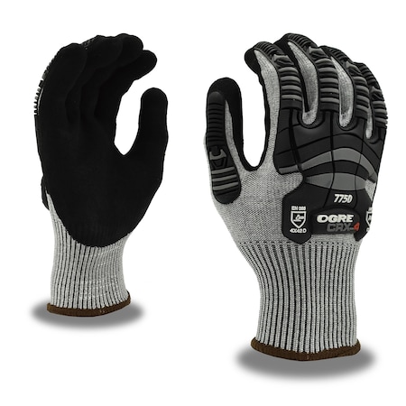 Cordova Impact, OGRE CRX-4, Sandy Nitrile, A4 Cut Gloves, XXL, PR 7750XXL